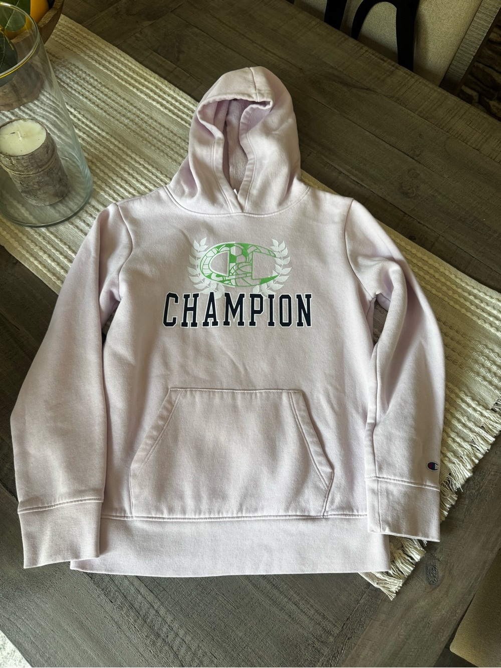 Champion Light pink Hoodie